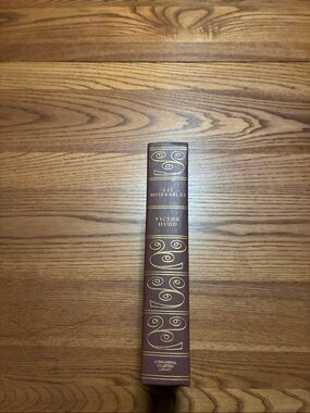 Les Misérables by Victor Hugo Decorative Brown Hardcover Book
